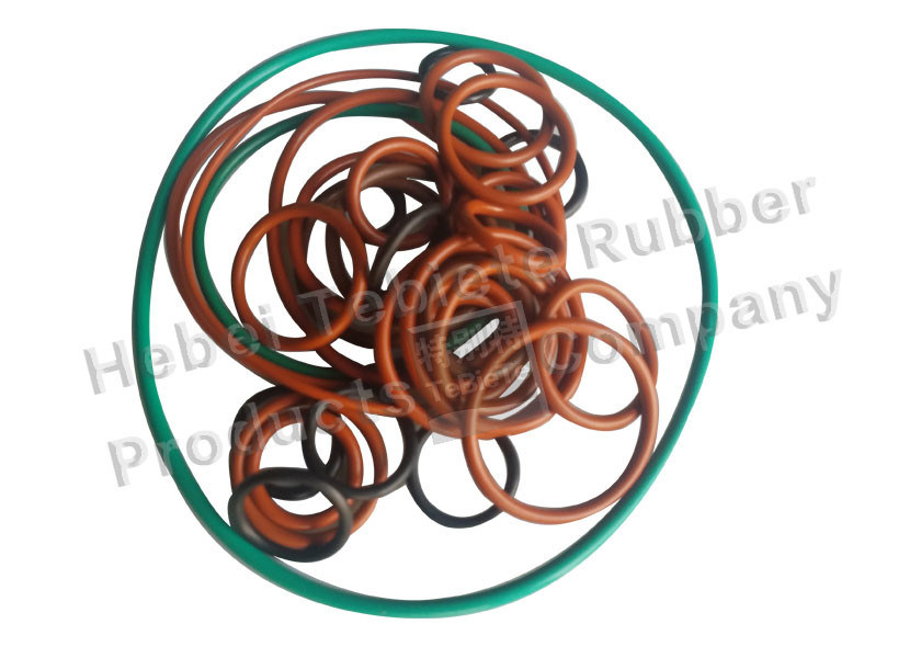 High Temperature Silicone O Rings Red Black Green Brown Color